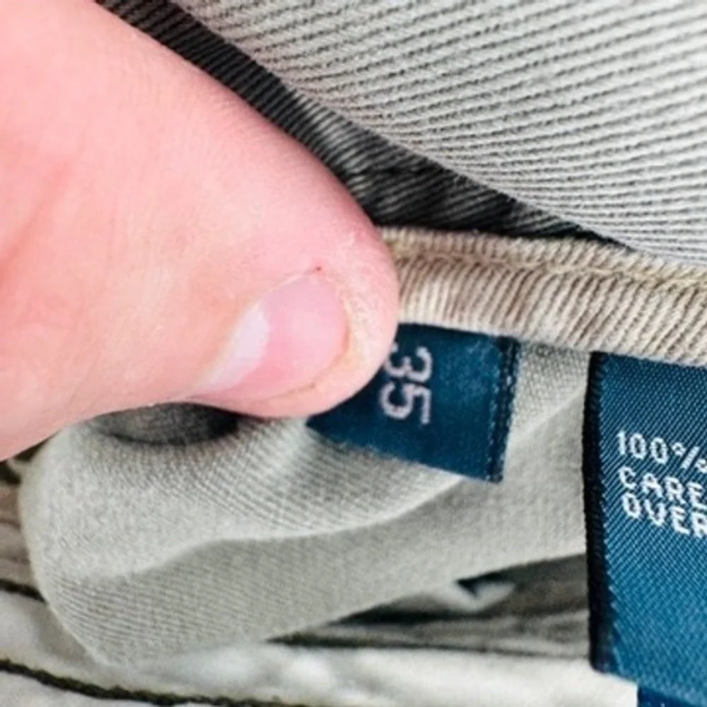 Y2k Polo‎ Ralph Lauren Cargo Shorts Baggy Mens 35 Green Classic Heavy Utility